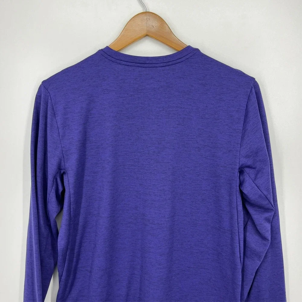 Nike TCU Horned Frogs Mens Purple Dri-FIT Long Sleeve Shirt Size Small
